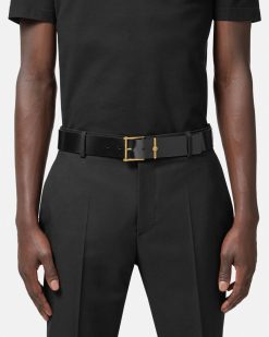 Ceintures | Versace Ceinture En Cuir Column