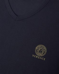 Loungewear Et Pyjamas | Versace Maillot De Corps Medusa