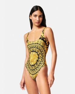 Maillots De Bain | Versace Maillot De Bain Une-Piece Barocco