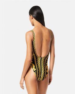 Maillots De Bain | Versace Maillot De Bain Une-Piece Barocco