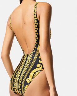 Maillots De Bain | Versace Maillot De Bain Une-Piece Barocco