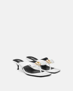 Gianni Ribbon | Versace Gianni Ribbon Mules Vernies 45 Mm