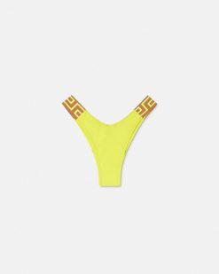 Maillots De Bain | Versace Bas De Bikini A Bordure Greca