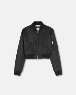 Vetements D'Exterieur Et Manteaux | Versace Bomber Court