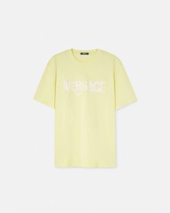 T-Shirts Et Polos | Versace T-Shirt Versace Spring Logo