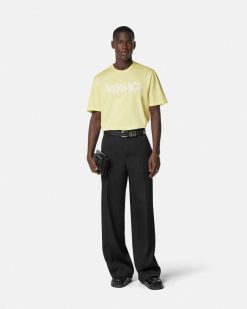 T-Shirts Et Polos | Versace T-Shirt Versace Spring Logo