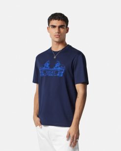 T-Shirts Et Polos | Versace T-Shirt Versace Cartouche