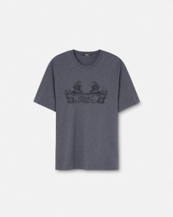 T-Shirts Et Polos | Versace T-Shirt Versace Cartouche