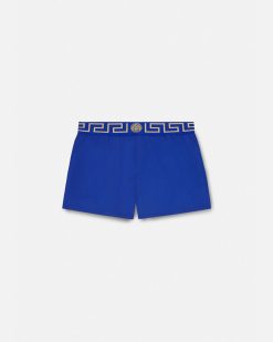 Maillots De Bain | Versace Short De Bain A Bordure Greca