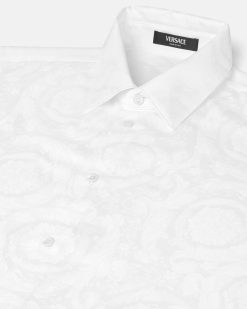 Chemises | Versace Chemise En Jacquard Barocco