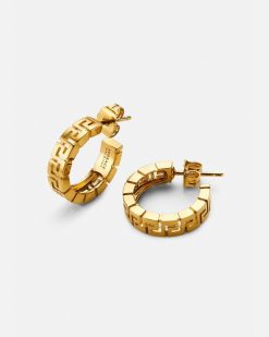 Boucles D'Oreilles | Versace Creoles Greca