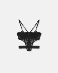 Vetements | Versace Haut Bustier En Dentelle