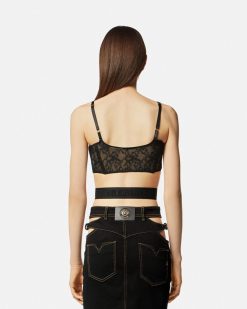 Vetements | Versace Haut Bustier En Dentelle