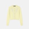 Maille | Versace Cardigan Brode En Cachemire