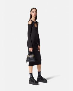 Vetements | Versace Robe Mi-Longue Decoupee A Boucle Baroque