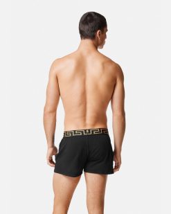 Boxers | Versace Boxer A Bordure Greca