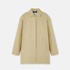 Vetements D'Exterieur Et Manteaux | Versace Trench Court En Gabardine