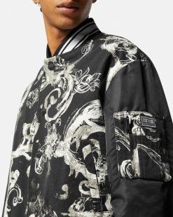 Vetements | Versace Bomber Watercolour Couture En Jean