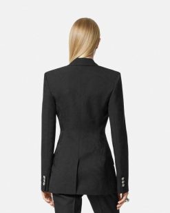 Tailleur | Versace Blazer Dv Barocco Jacquard