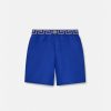 Maillots De Bain | Versace Short De Surf A Bordure Greca