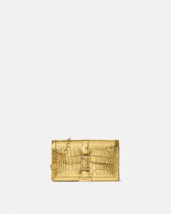 Greca Goddess | Versace Mini Sac Greca Goddess Effet Croco