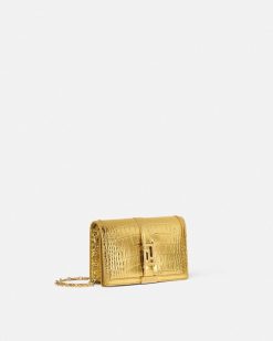 Greca Goddess | Versace Mini Sac Greca Goddess Effet Croco