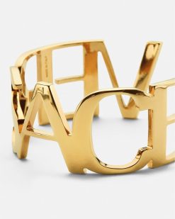 Bracelets | Versace Manchette A Logo