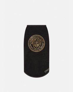 Accessoires Pour Animaux | Versace Petit T-Shirt Pour Animal Medusa Cristaux