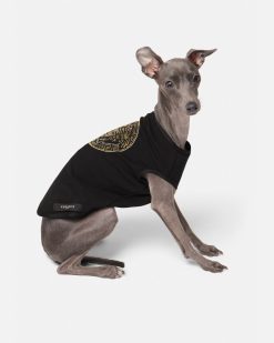 Accessoires Pour Animaux | Versace Petit T-Shirt Pour Animal Medusa Cristaux