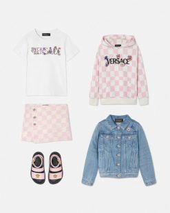 Vetements | Versace Veste En Jean Blossom Kids