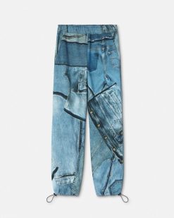 Vetements | Versace Pantalon De Survetement Patchwork Denim