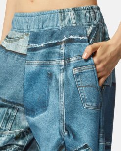 Vetements | Versace Pantalon De Survetement Patchwork Denim