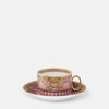 Cafe Et The | Versace Tasse The Et Soucoupe Scala Del Palazzo Rosa