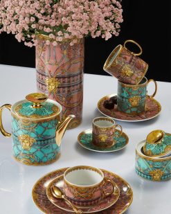 Cafe Et The | Versace Tasse The Et Soucoupe Scala Del Palazzo Rosa