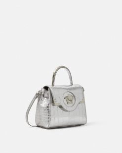 La Medusa | Versace Petit Sac A Main La Medusa Effet Croco