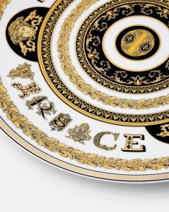 Collection Alphabet | Versace Assiette O Virtus Alphabet 33 Cm