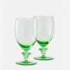 Verres Et Coupes | Versace Lot De 2 Verres A Eau Medusa Lumiere