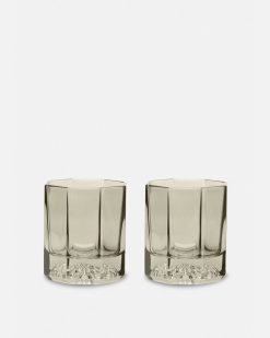 Verres Et Coupes | Versace Lot De 2 Verres A Whisky Medusa Lumiere Haze