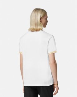 T-Shirts Et Polos | Versace Polo A Manches Courtes Medusa