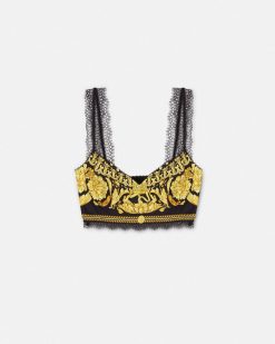 Chemises Et Tops | Versace Brassiere Barocco