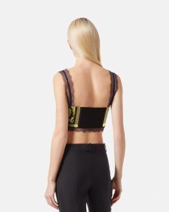 Chemises Et Tops | Versace Brassiere Barocco