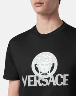 T-Shirts Et Polos | Versace T-Shirt A Logo Medusa