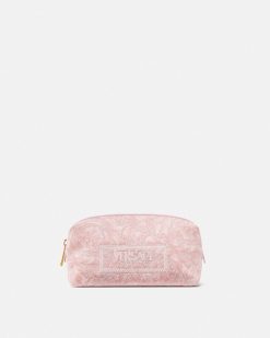 Portefeuilles | Versace Trousse En Jacquard Barocco