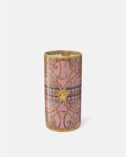 Vases | Versace Vase Scala Del Palazzo Rosa 24 Cm