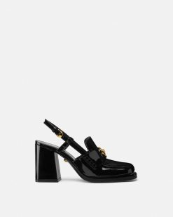 Alia | Versace Alia Slingbacks Mocassins Vernis 85 Mm