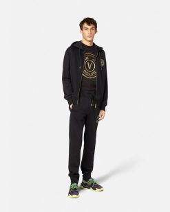 Vetements | Versace Hoodie Zippe V-Emblem