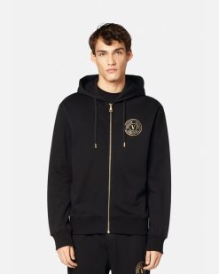 Vetements | Versace Hoodie Zippe V-Emblem