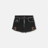 Vetements | Versace Short En Denim A Boucle Baroque