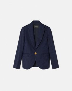 Vetements | Versace Blazer En Jacquard Barocco Kids