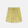 Maillots De Bain | Versace Short De Surf Mi-Long Barocco Stencil